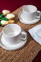 Hermia Mimoza Juego de tazas de té de 4 piezas Multicolor